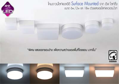Downlight LED Surface Mounted 6w 12w 18w-eve-1
