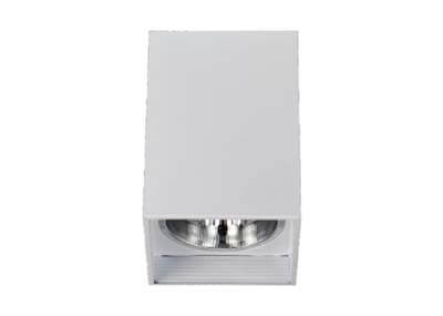 โคมดาวน์ไลท์ ติดลอย สีขาว 4นิ้ว Downlight Surface Mouted EL-04002 4 inch Square White Diamond