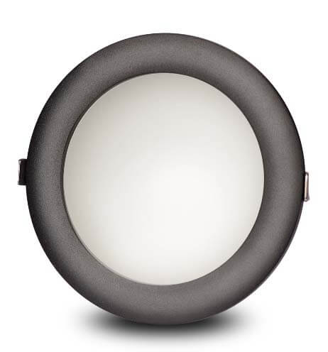 LED Panellight Bowl Circle Black-01