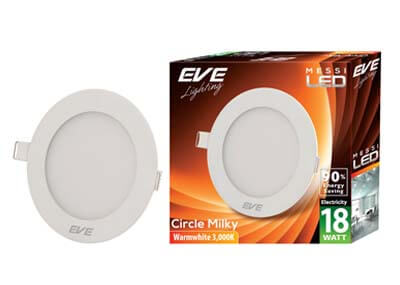 Downlight Messi Circle Milky 6W 12W 18W-smo-1