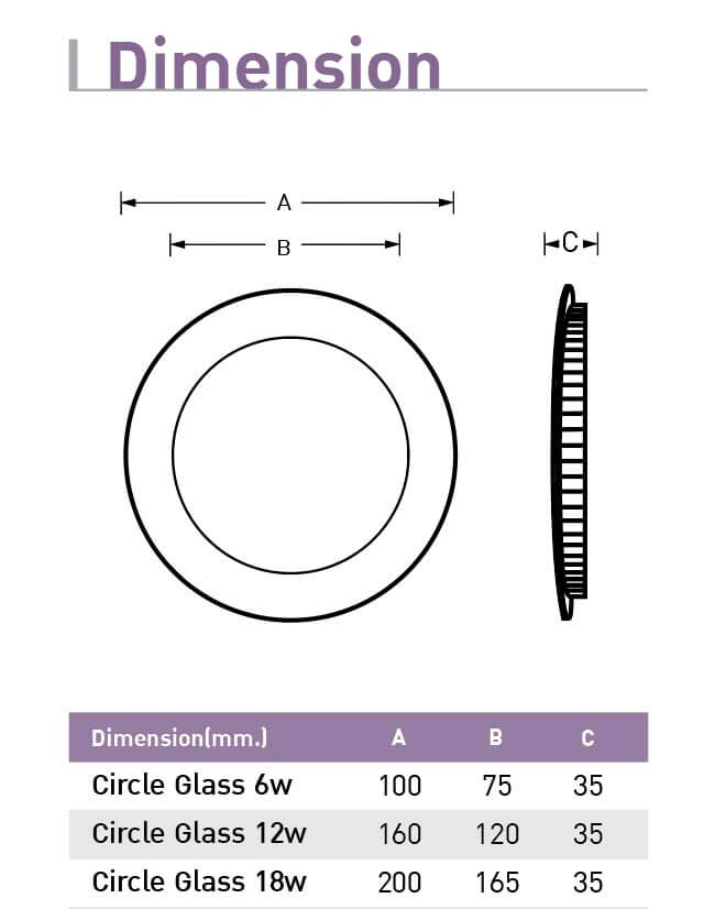 Downlight Messi Circle Milky 6W 12W 18W-smo-2